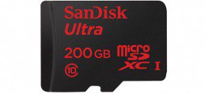 Sandisk microSDXC de 200GB