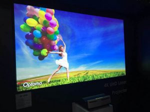 Proyector laser 4K de Optoma