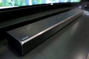 Barra de sonido de Samsung con tecnología Dolby Atmos