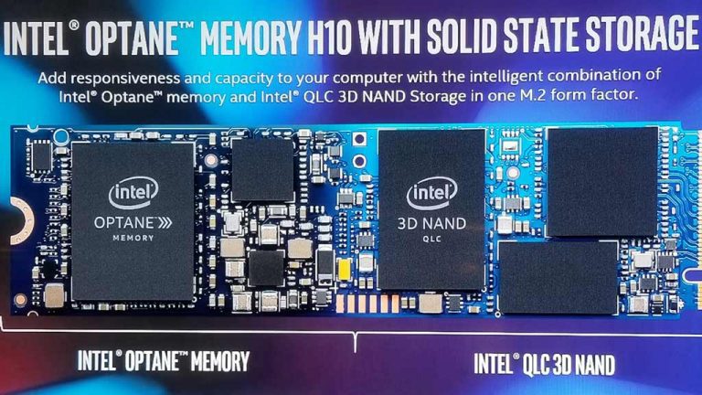 Intel Optane H10 en CES 2019