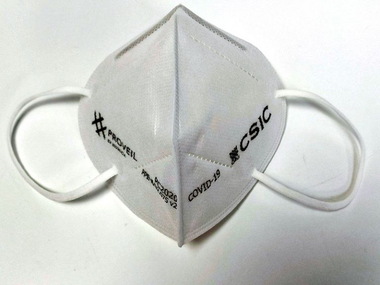 Mascarillas del CSIC con microfibras antivirus