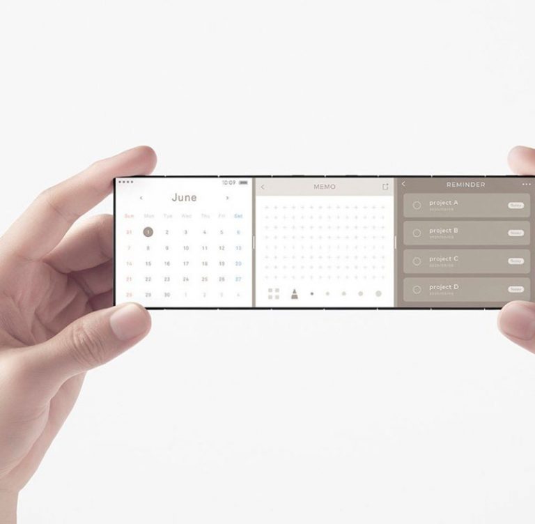 Oppo X Nendo móvil que se dobla