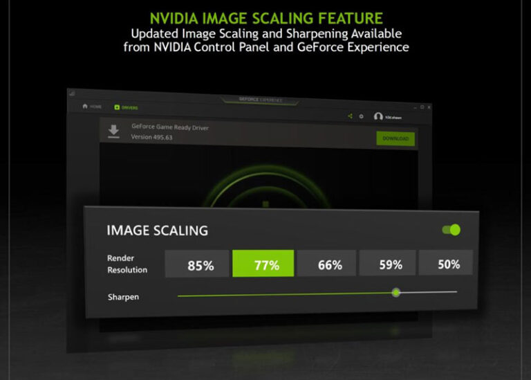 NVIDIA Image Scaling en AMD e Intel