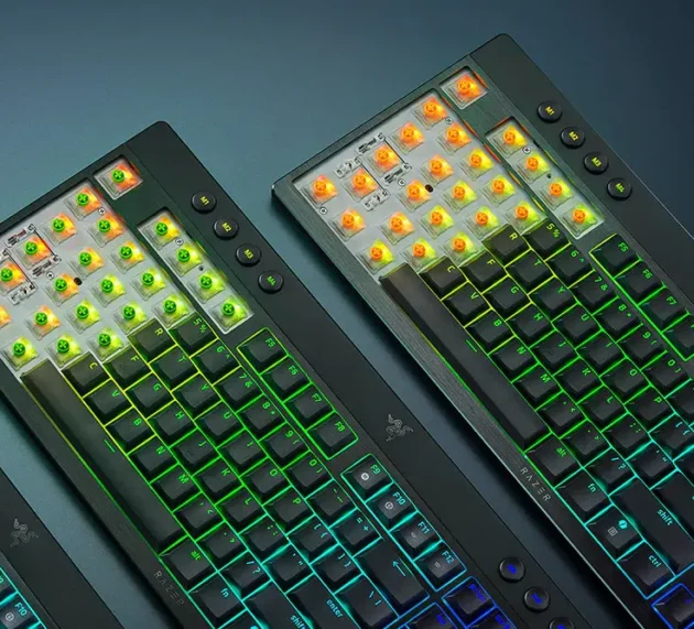 Nuevo teclado Razer Blackwidow v4 de perfil bajo