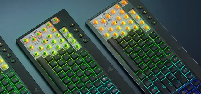 Nuevo teclado Razer Blackwidow v4 de perfil bajo
