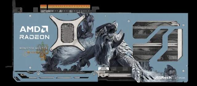 ASRock y su Radeon RX 9070 XT Monster Hunter Wilds Edition