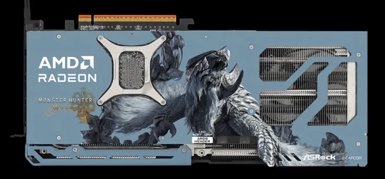 ASRock y su Radeon RX 9070 XT Monster Hunter Wilds Edition