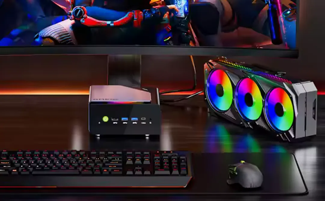 Precio GMtec K12 Mini PC 2025 CPU AMD Ryzen 7 H 255