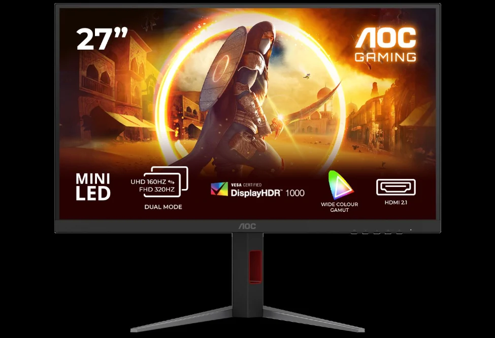 Nuevo AOC monitor U27G4XM Mini LED HDR1000 2026 Amazon