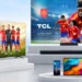 Marca de TCL con tablet, móviles, televisores